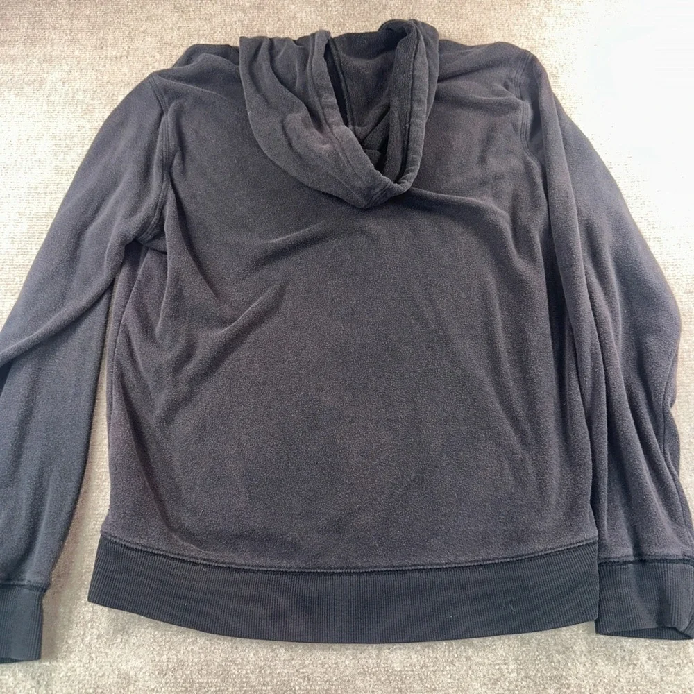 Levis Mens Graphic Hoodie Black Tonal Box Logo Fleece Sweatshirt Medium KEH-3LGL